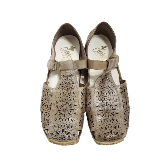 Rieker Anti Stress Mary Jane Sandals Tan Size 9.5 - Picture 6 of 10